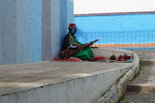 Kasbah de Oudaïas - traditional musician